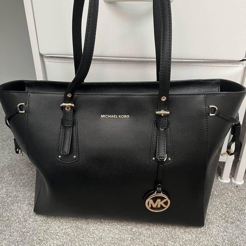 Michael Kors Black Leather Tote